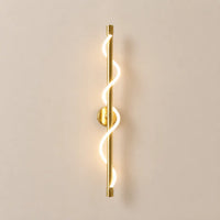 Applique Murale LED Spirale – Design Ondulé Vertical