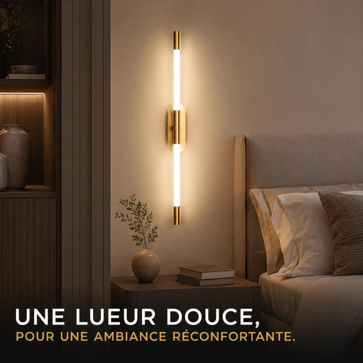 Applique murale chambre barre LED élancée